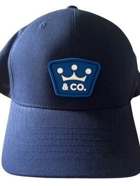 SCOTTY CAMERON GALLERY Crown & Co Patch Golf Truckers Hat Navy Blue